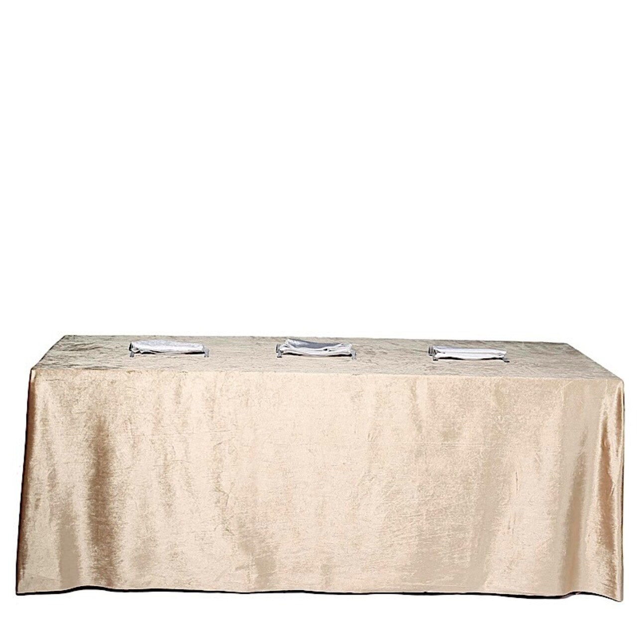 90" x 156" Premium Velvet Rectangular Tablecloth – Wedding & Party Linens